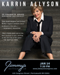 Jimmy&#39;s Jazz &amp; Blues Club Features 5x-GRAMMY&#174; Award Nominated Jazz Vocalist KARRIN ALLYSON on Friday January 14 at 7:30 P.M.