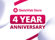 Sketchfab Store Celebrates 4 Years of Growth by Giving 100% Commission to Sellers