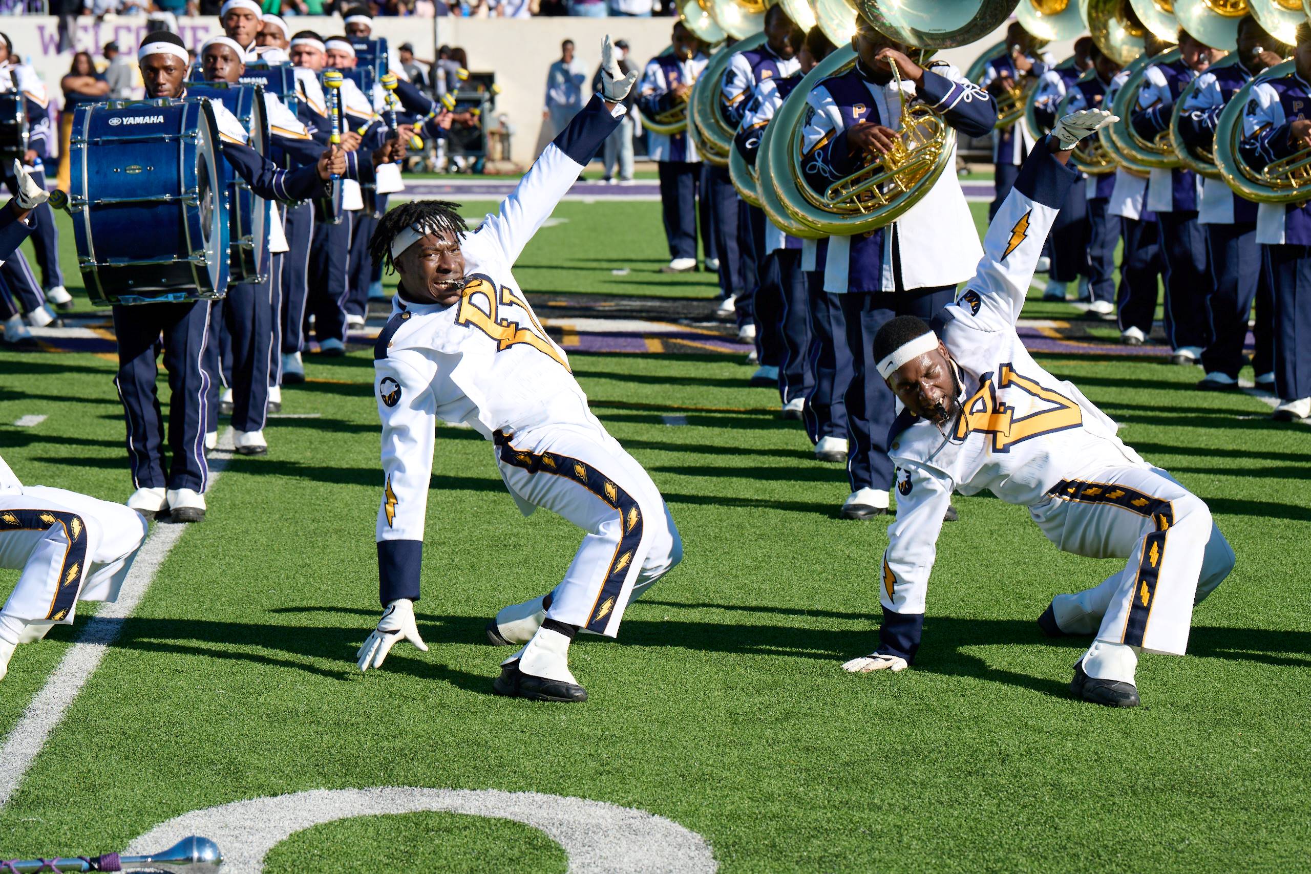 black college marching band dancer