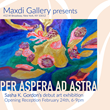 NYC-based indie film actress &amp; emerging artist SASHA K. GORDON’s debut art exhibition “PER ASPERA AD ASTRA” opens in the heart of SoHo on Feb 24th