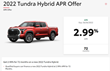 Finance the 2022 Toyota Tundra at 2.99-Percent Apr From Bill Alexander Toyota in Yuma, Arizona