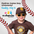 Roshambo Eyewear Announces Kids Sunglasses Giveaway at the May 8 Padres Home Game