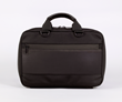 Mac Studio Travel Bag in black ballistic nylon and black full-grain leather — one of three available colorways