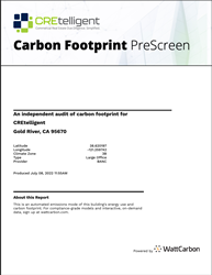Image of Carbon Footprint PreScreen