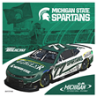 The Zeigler.com 77 driven by Josh Bilicki will feature special MSU scheme at MIS on Aug. 7, MSU coaches Tom Izzo and Mel Tucker to Serve As Grand Marshals