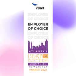 VDart Inc -  Atlanta’s Best And Brightest Companies To Work For 2022