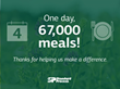 Standard Process Donates 67,000 Meals Through its 7th Annual One Day, One Bottle, One Meal Event