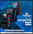 YEYIAN GAMING Attends PAX WEST 2022 with the Best-Selling Gaming PCs and Products