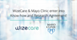 WizeCare Announces Know-how and Research Agreement with Mayo Clinic