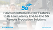 Haivision Introduces New Features to its Low Latency End-to-End 5G Remote Production Solutions