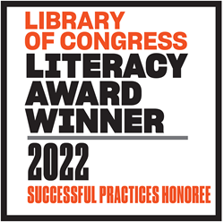 Library of Congress 2022 Literacy Award Winner - Successful Practices Honoree Badge