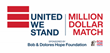 Operation Homefront Announces United We Stand Million Dollar Match, Sponsored by Bob &amp; Dolores Hope Foundation, To Unite Americans In Support of Military Families