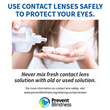 October is Contact Lens Safety Month at Prevent Blindness