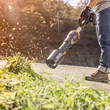 WORX Nitro 40V Leafjet Blower's variable air control nozzle provides the right amount of air volume and speed for leaf blowing over large areas or in tighter spaces.