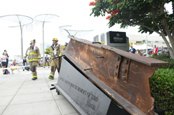 Firefighters at the 2022 9/11 Memorial Stair Climb