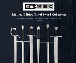 Royal Armouries and Windlass Steelcrafts collection of six historically accurate swords based on swords in the museum.