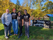 PETA and Oakland Zoo staff outside of the shutdown Tri-State Zoological Park on the last day of the five-day rescue operation