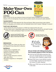 Free, Downloadable F.O.G. Activity Book Focused on “Do Not Pour” and “Do Not Flush” Family-Friendly Projects Available Just in Time for the Holidays.