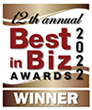Best in Biz Awards 2022 bronze winner logo