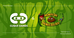 Monkey See Monkey Doo Doo Signs with Clique Games - Enters Private Beta Testing