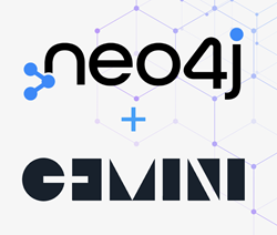 Gemini and Neo4j logos