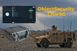 ObjectSecurity image representing the Char5G solution used in a rugged, portable device and a vehicle-mounted device.