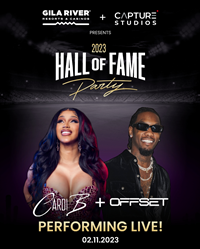 Cardi B and Offset to Shut Down Big Game Weekend at Powerhouse Industry Event – Capture Studio’s 3rd Annual Hall of Fame Party at Gila River Resorts & Casinos