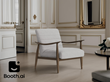 Lifestyle image of a chair produced by Booth.ai