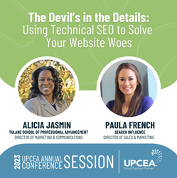 Technical SEO, UPCEA Annual Conference Session