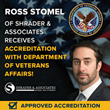 Ross Stomel of Shrader &amp; Associates Receives Accreditation With Department of Veterans Affairs
