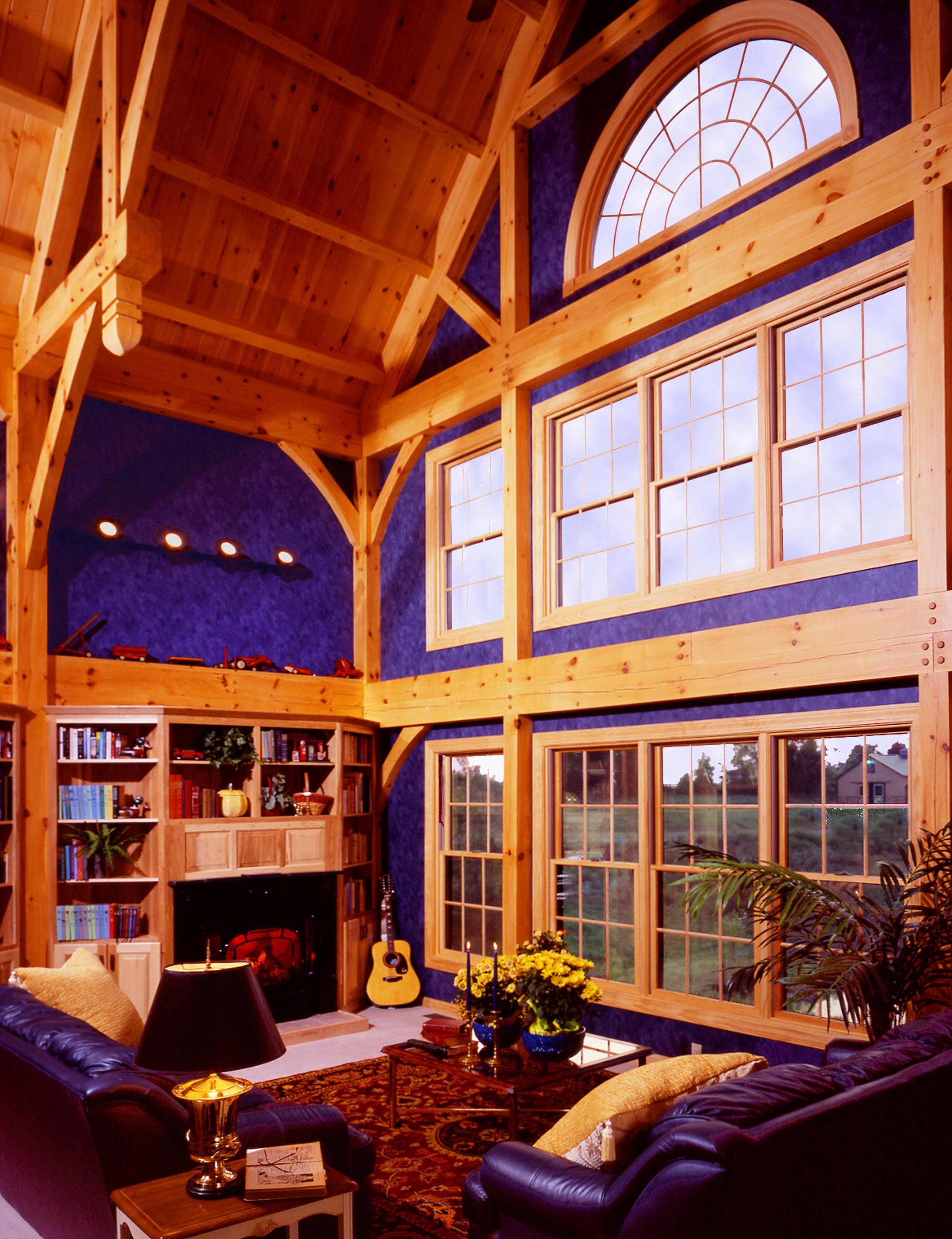 Timberframe Way, by Dick Pirozzolo covers this unique home building