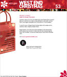 Screenshot: West End Christmas Website - Regent Street