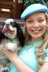Celebrity Pet Expert Charlotte Reed and her English Toy Spaniel, Hudson