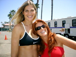 Gabrielle Reece and Angie Everhart star as competitors in &#039;Cloud 9,&#039; a Graymark presentation of a Ruddy Morgan/Frozen Pictures motion picture, available on DVD January 3, with exclusive bonus features produced by Frozen Pictures.  (Frozen Pictures)
