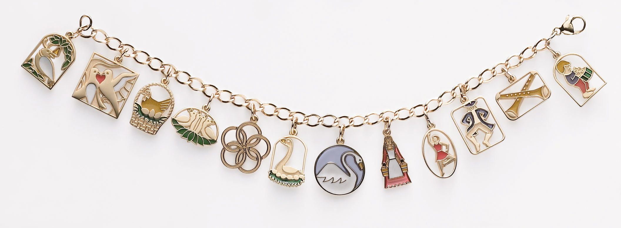 Add a Little Jingle to Your Wrist with Rembrandt's 12 Days of Christmas Charm Bracelet