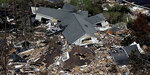 Debris from Gulf Coast homes destroyed by the flooding caused by Hurricane Katrina.