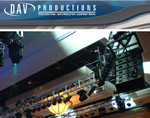 D A V Productions provides all audio visual, lighting and video production equipment for Mandalay Bay event.