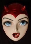 Red Devil Girl Head - Colin Christian