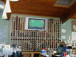 Behind the bar wine storage