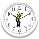 WatchBuddyÂ® Clock - Golfer Teeing Off