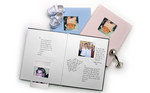 The Adesso Baby Album is ideal as a baby shower guest book and keepsake scrapbook photo album for your new baby boy or girl.