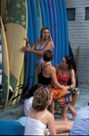 Studying hard at Las Olas Surf Safari for Women