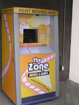 The Zone automated rental kiosk