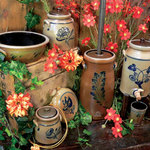 The 2006 salt-glazed pottery Historical Collection from Rowe Pottery Works at www.rowepottery.com