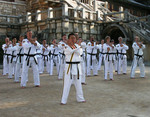 Grand Master Soon Ho Lee leads largest group of ATA masters during special training session in Korea. 