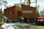 Spirit Cabins Ponderosa Modular Log Cabin Delivery