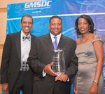 George Lottier (GMSDC Exec. Director), John Carter (Carter Brothers President/CEO)and Lissa Owens (GMSDC Board Chair) 