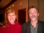John Carlton and Lorrie Morgan-Ferrero at his Hot Seat event in Reno
