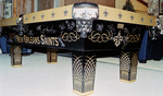 New Orleans Saints Themed Pool Table