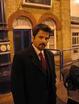 Anil Kapoor at the station provided by Train Chartering